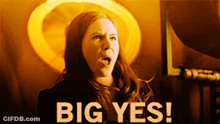 Big Excited Yes GIF