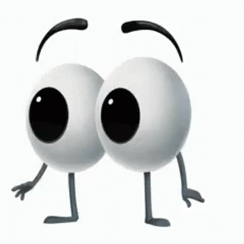 Big Eyes Looking GIF