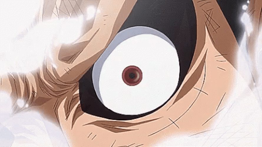 Big Eyes Luffy Gear 4 GIF