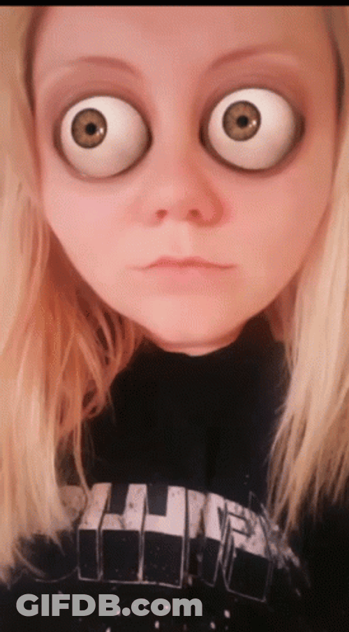 Big Eyes Rolling GIF