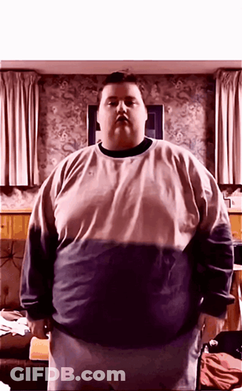 Big Fat Guy Rizz Meme GIF