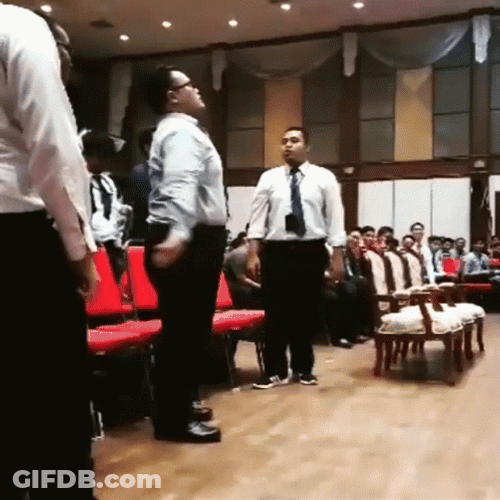 Big Fat Guy Stomp GIF