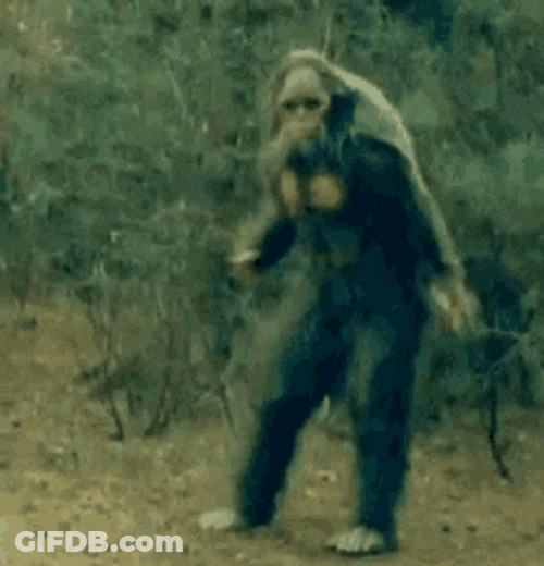 Big Foot Dancing & Clapping GIF