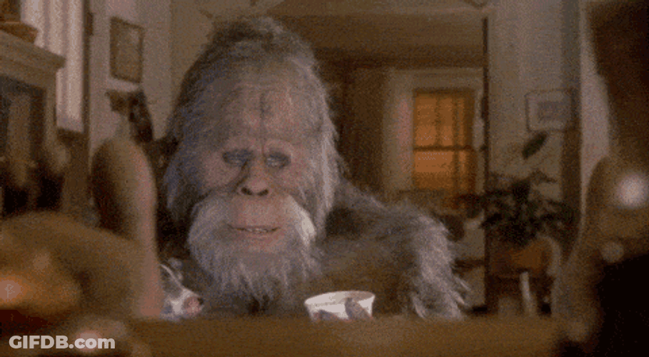 Big Foot Laughing Hard GIF
