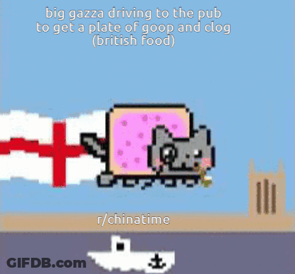 Big Gazza Driving To Pub For Goop And Clog GIF