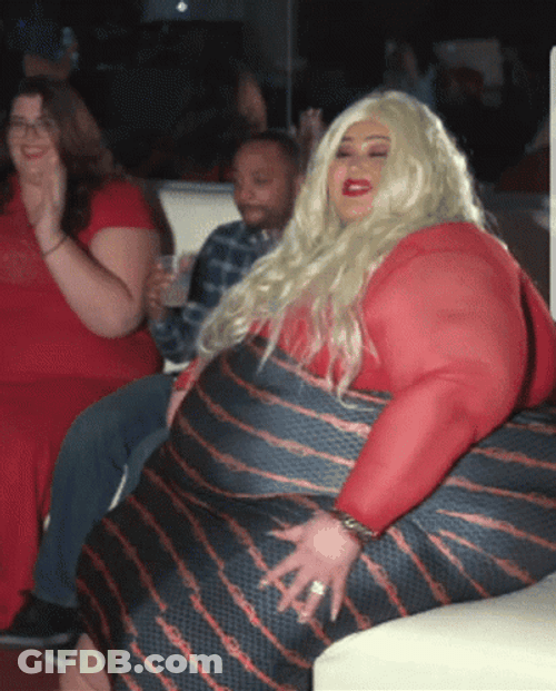 Big Girl Vibing Party GIF