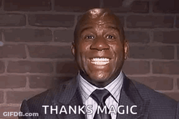 Big Grin Magic Johnson Meme GIF