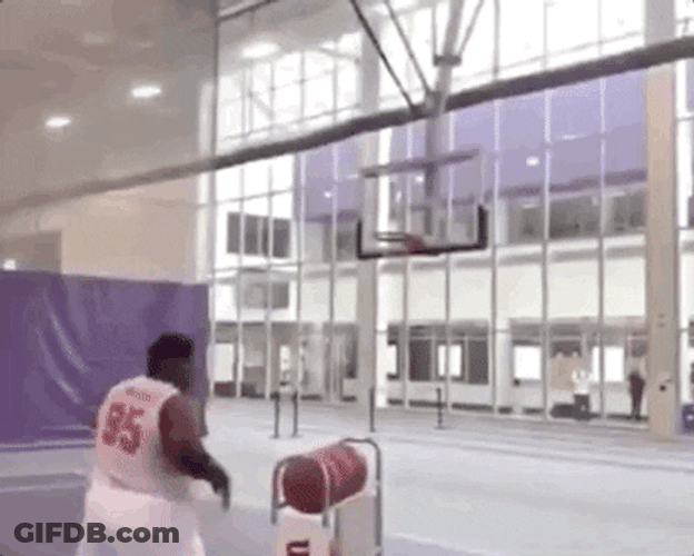 Big Guy Shoot Your Shot Basketball GIF