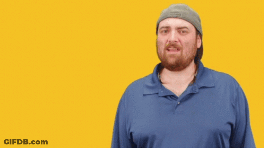 Big Guy Word Yeah Right GIF