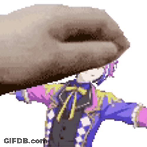 Big Hands Teasing Rui GIF
