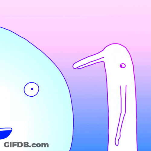 Big Head Animated Character Packs A Punch GIF