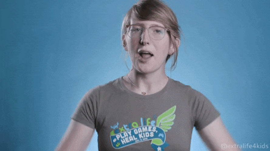 Big Heart Girl Children's Miracle Network GIF