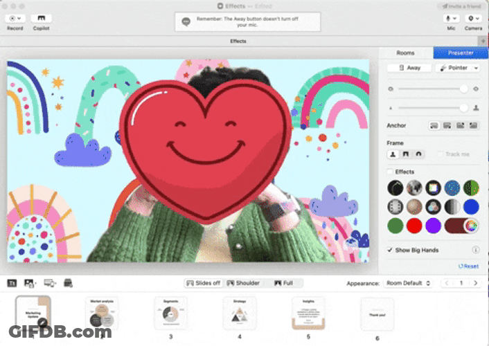 Big Heart Love Picture Editor GIF