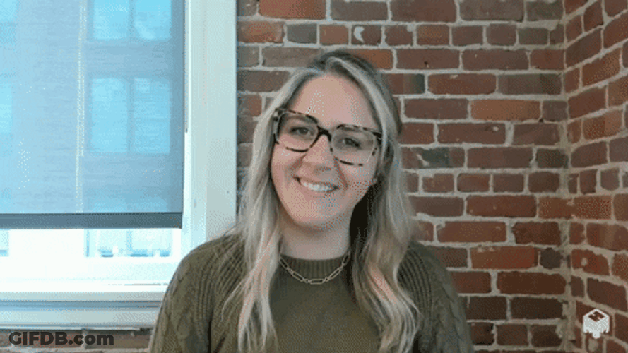 Big Heart Smiling Girl Love GIF