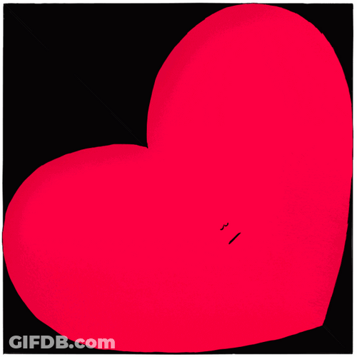 Big Heart Yawning Stretch GIF