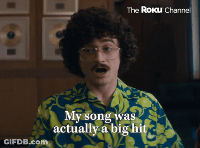 Big Hit Daniel Radcliffe Weird Al Character GIF