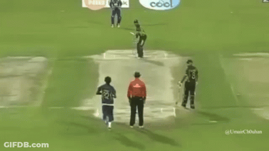 Big Hit Touchdown Baseball Game GIF