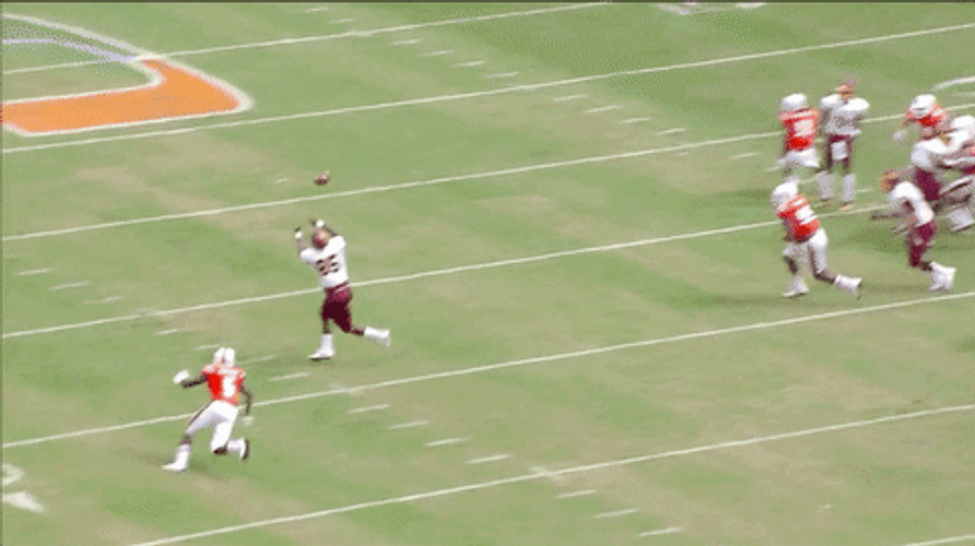 Big Hits Football Tackle Punch Knocked Out GIF