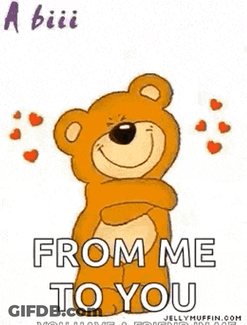 Big Hug Bear GIF