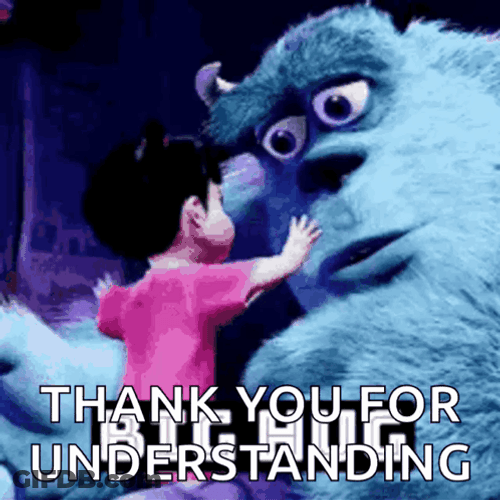 Big Hug Emoji Thank You For Understanding GIF