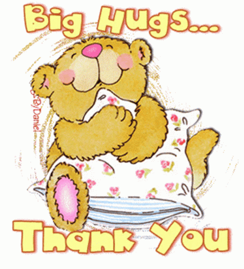 Big Hug Thank You GIF