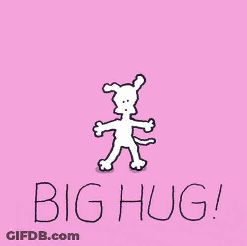 Big Hugs Chippy The Dog Sticker GIF