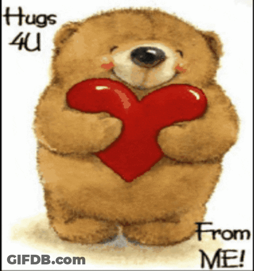 Big Hugs From Me Bear GIF