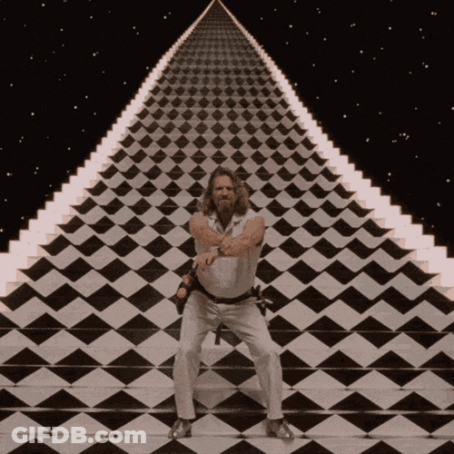 Big Lebowski The Dude Dancing It Off GIF