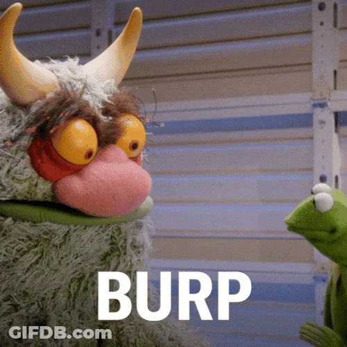 Big Mean Carl Burp So Loud GIF