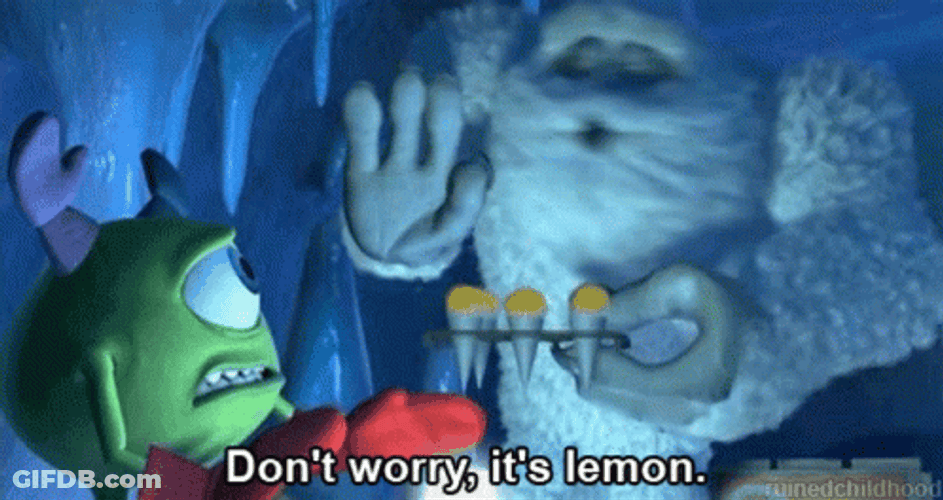 Big Mike Don't Worry It's Lemon GIF