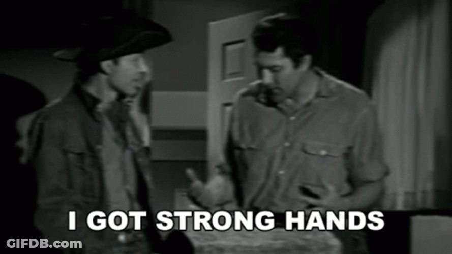 Big Mike I Got Strong Hands GIF
