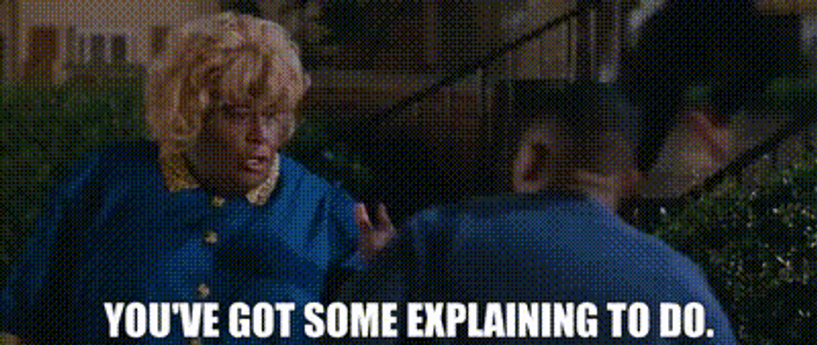 Big Momma Demanding To Explain GIF