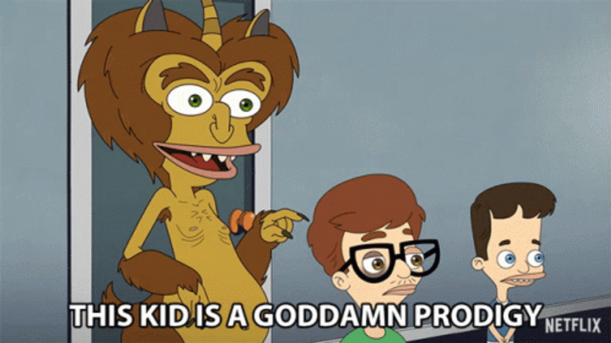 Big Mouth And Friends Is A Goddamn Prodigy GIF