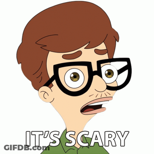Big Mouth Andrew Glouberman Its Scary GIF