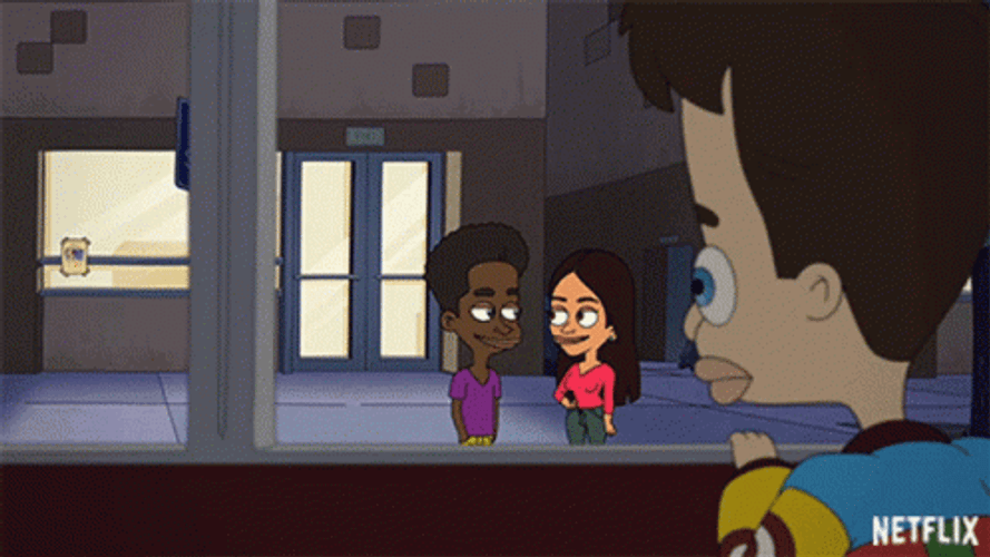 Big Mouth Cheaters Gina Kiss GIF