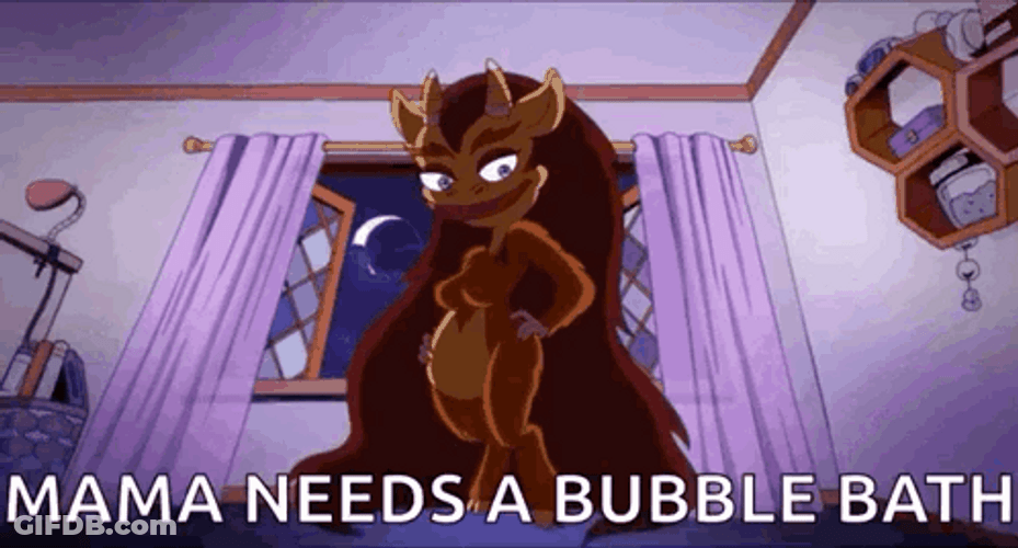 Big Mouth Connie Needs Bubble Bath GIF