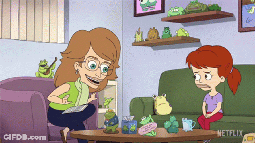 Big Mouth Jessi Glaser And Therapist Nancy GIF