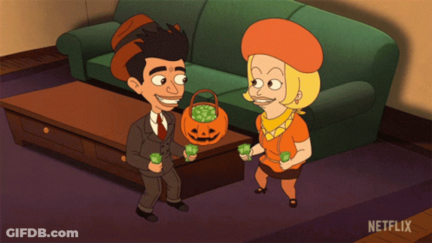 Big Mouth Lola Skumpy He Got Money GIF