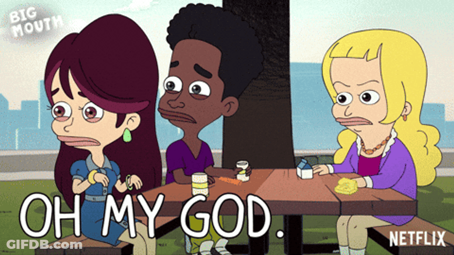 Big Mouth Lola Skumpy Oh My God GIF