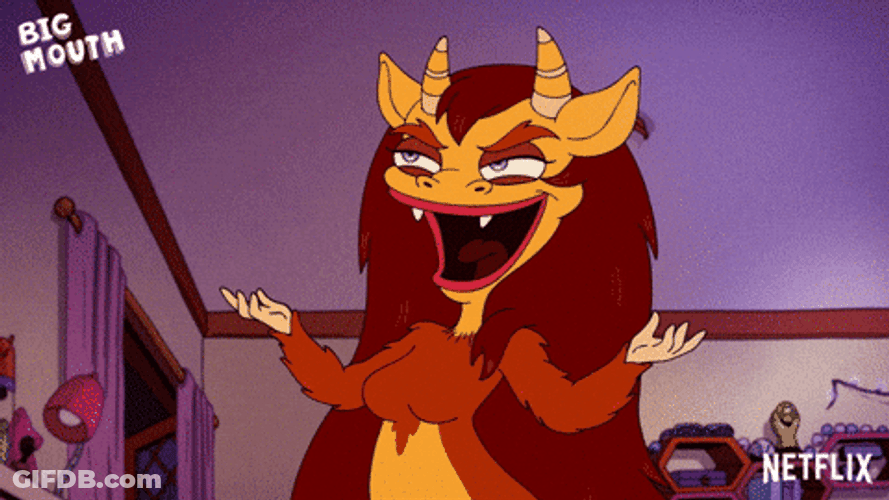 Big Mouth Muahahaha GIF