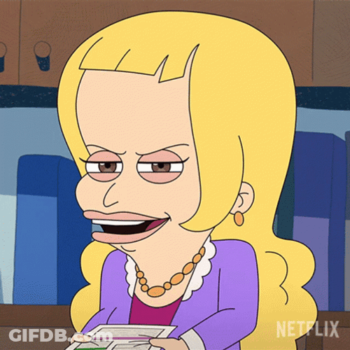 Big Mouth Sinister Laugh Lola Skumpy GIF