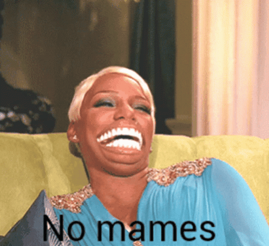 Big Mouth Woman Laughing No Mames GIF