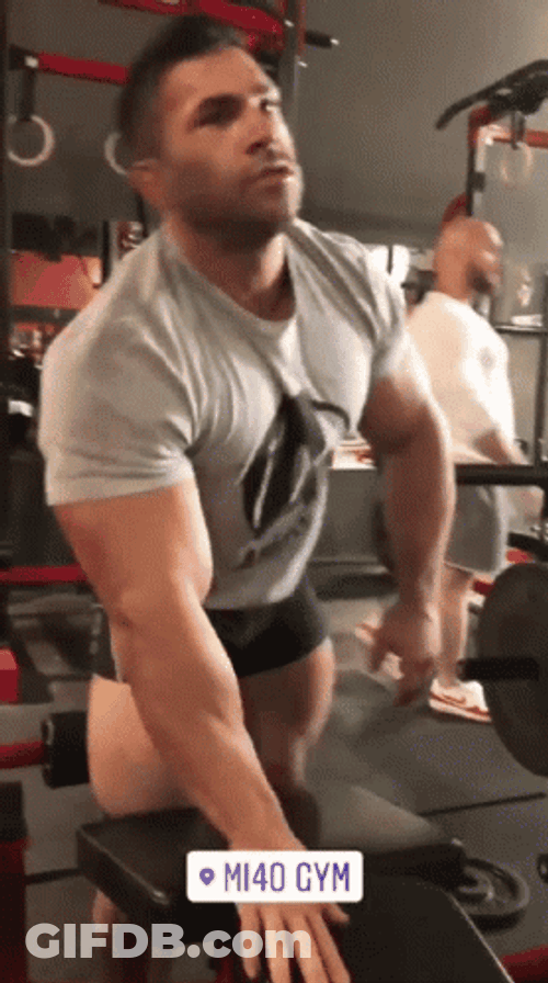 Big Muscle Straight Arm Pulldown GIF