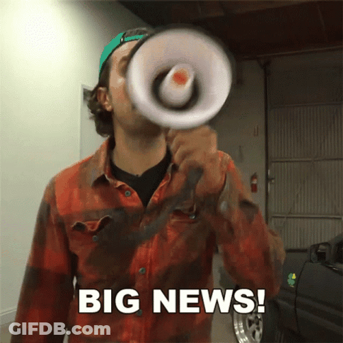 Big News James Pumphrey Announcement GIF