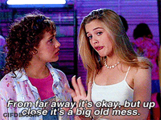 Big Old Mess Clueless 1995 GIF