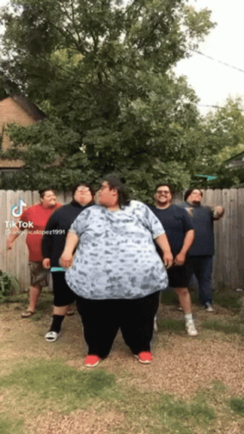 Big People Hilarious Dancing Video GIF