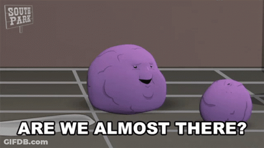 Big Playdough Asks Are We There Yet GIF