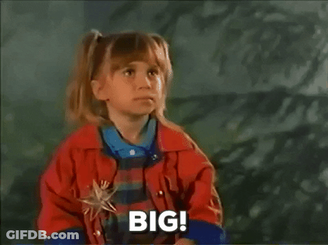 Big Reaction Ashley Olsen GIF