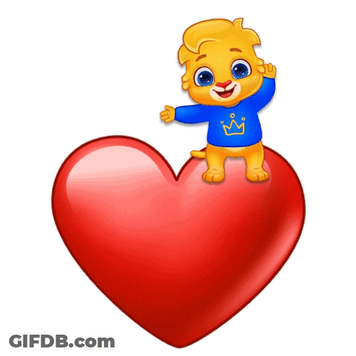 Big Red Heart You GIF