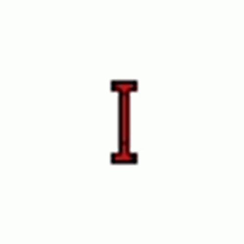 Big Red Letter I GIF